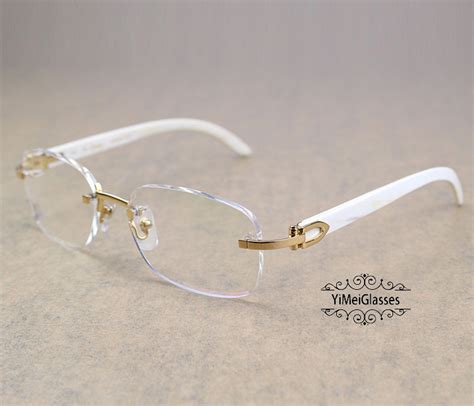 cartier buffalo horn glasses